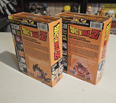 Dragon Ball Z Season 1-4 DVD Bundle 1 2 3 4 Digitally Remastered
