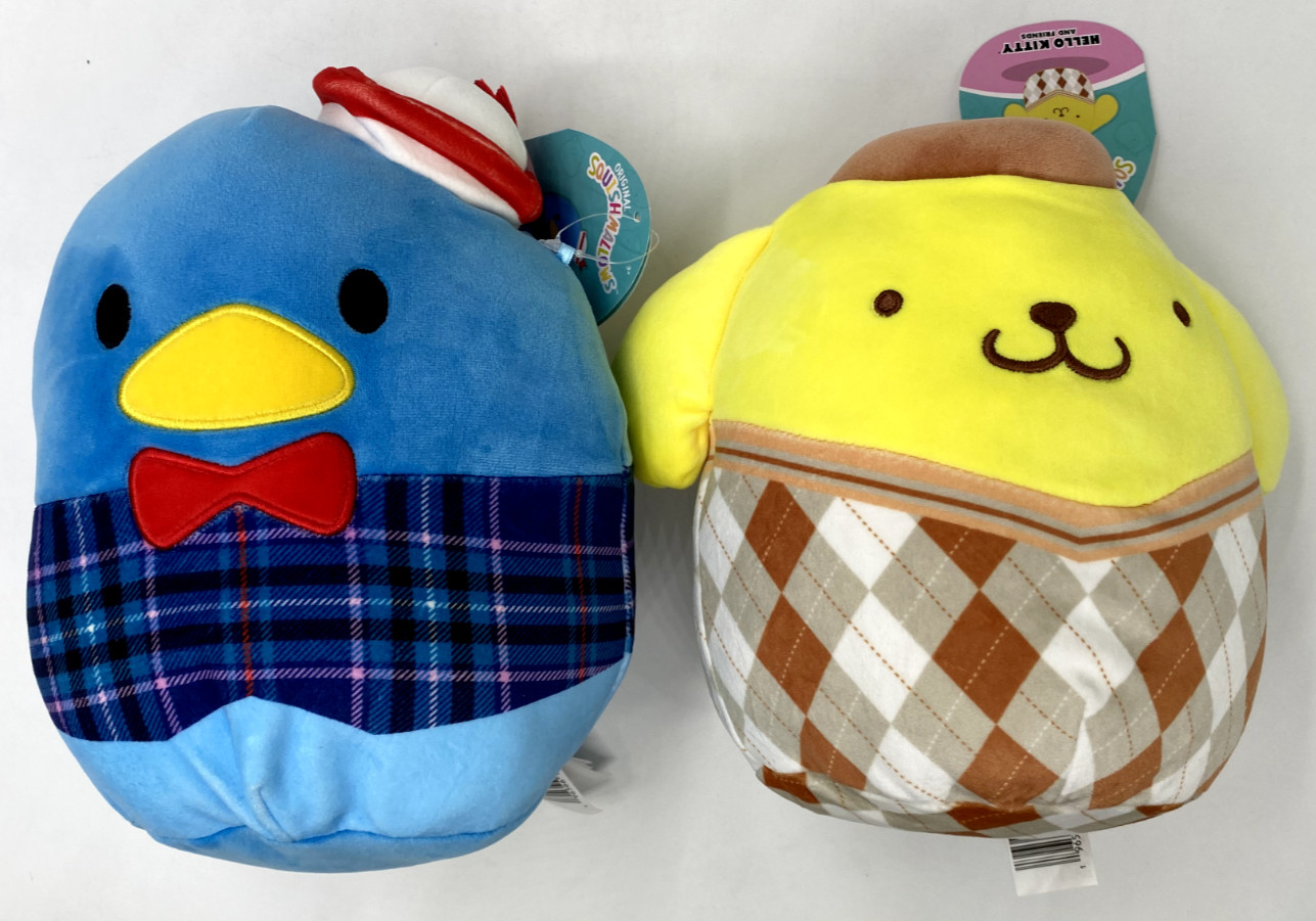 Набор из 2-х смокингов и помпончиков Squishmallow Kellytoy Plush Hello Kitty 8 смокингов и помпончиков-помпончиков NWT 4790₽