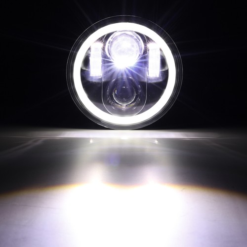 4PCS 5.75" 5-3/4 LED Headlights Hi/Lo Beam Angle Eyes for Chevy Impala El Camino - Foto 9 di 12