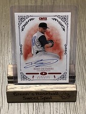 2022 Onyx Vintage Reid Detmers Blue Ink Auto Los Angeles Angles
