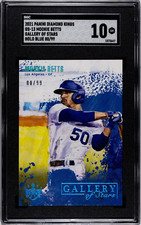 2021 Panini Diamond Kings Mookie Betts Gallery of Stars HOLO BLUE /99 SGC 10 GEM