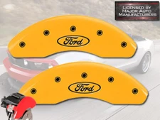 2010-2012 "Ford" Transit Connect Front Yellow MGP Brake Disc Caliper Covers 2pc