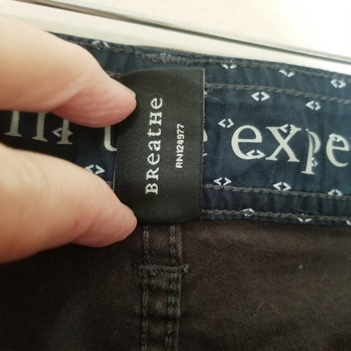 Prana Mens Breathe Pants Size 32x32 Charcoal Gray Tapered Leg Chinos Twill - Picture 9 of 12