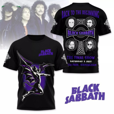 Black Sabbath Back To The Beginning At Villa Park Birmingham On 7 5 2025 T-Shirt