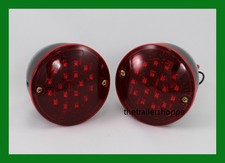 Led Combination Tail Light 3-12 Round Stud Mount -set 1 Right 1 Left Side