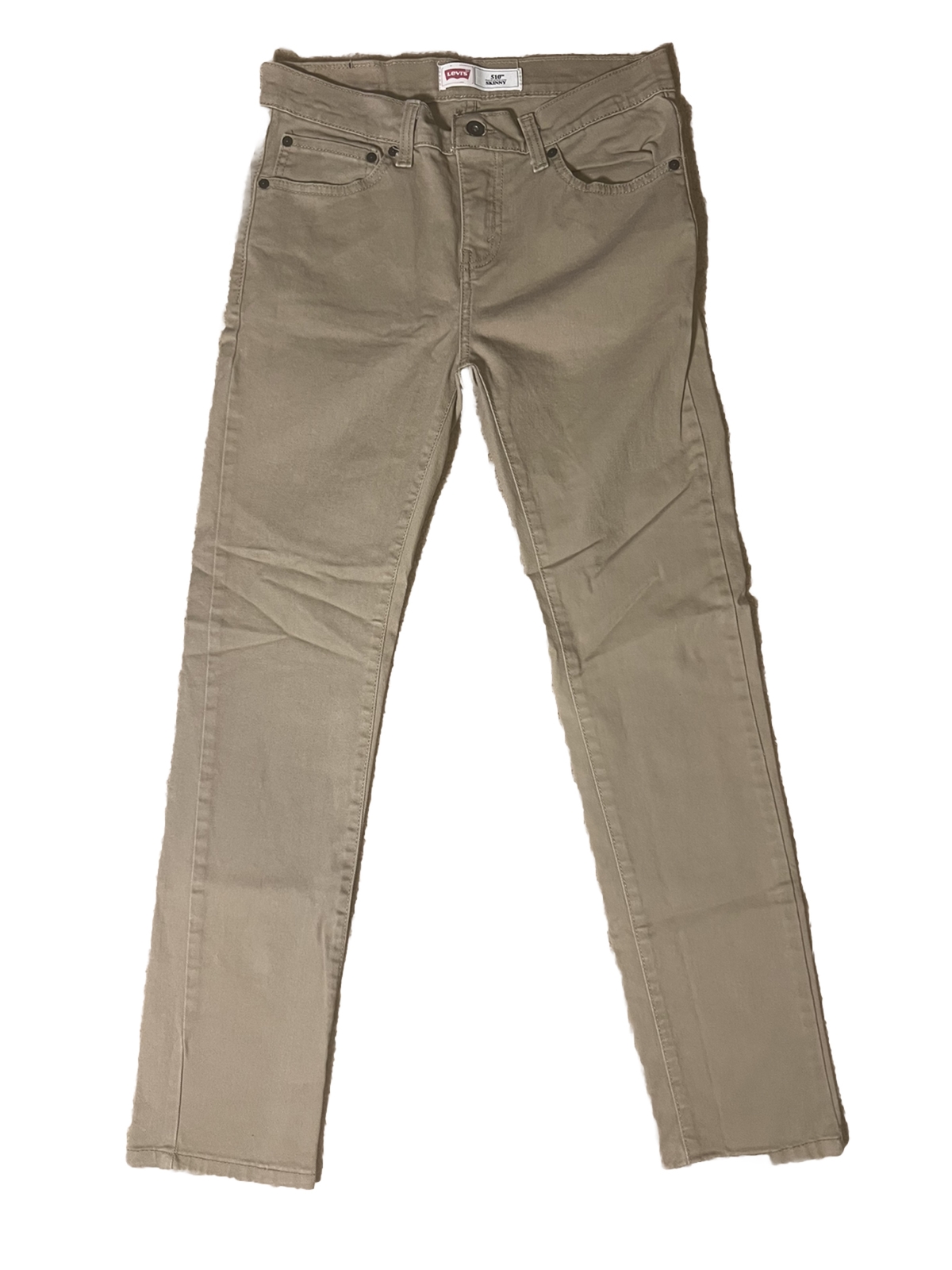 Levi's 510 Jeans 29x29 Men's Skinny Khaki Tan Brown D… Gem