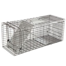 Animal Trap Steel Cage Humane for Live Rodent Control Rat Squirrel Raccon 32"