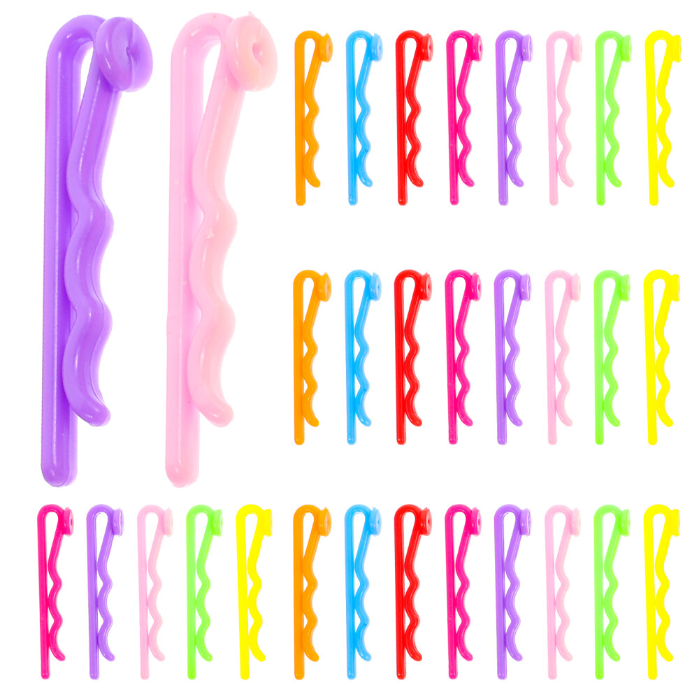 60 Pcs Plastic Barrettes Holder Child Crafts Making Supplies eBay
