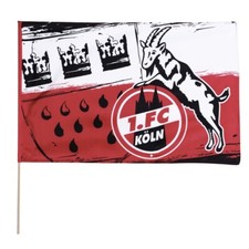 Stockflagge Stockfahne 1. FC Köln Wappen - 60 x 90 cm