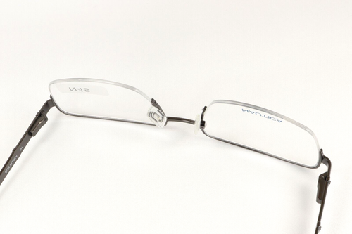 NAUTICA N7265 027 Gunmetal 56-20-140 Semi Rim Eyeglass Frames Flex Hinges N48 - Imagen 6 de 11