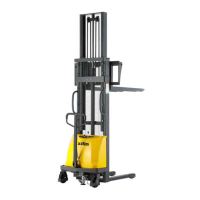 Electric Warehouse Forklift & Stacker Straddle Fixed Leg 3300lbs 118'' Lifting