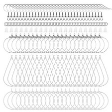 400 Piece Earring Making Kit Includes Hooks Rings and Backs for Jewelry Making
