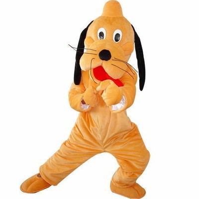 Pluto Dog Mascot Costumes Cosplay Halloween Birthday Party Dress Adult Size Suit