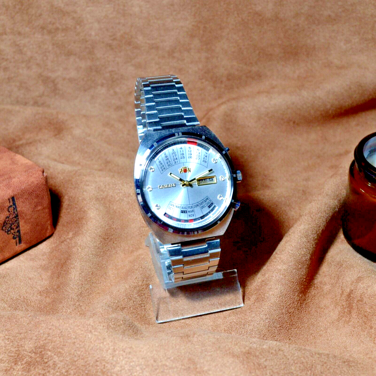 Japan Wristwatch Orient College Perpetual Multi Year Calendar 