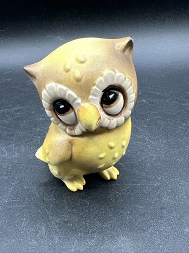 Vintage 60er Jahre Josef Original Keramik Eule Figur