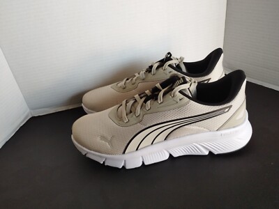 Puma Flexfocus Lite Modern Sneaker Running Alpine Snow-Desert Dust Men's Size 11