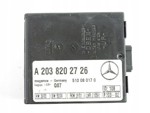 Mercedes W203 W210 W220 W463 ALARMMODUL A2038202726 / MO 74633