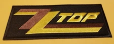 Embroidered ZZ Top Rock Band Patch approx. 2 x 4.75"