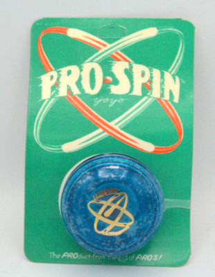NOS Vintage 80's BLUE Yo Yo Pro Spin DF Duncan Sales & Promo NIP
