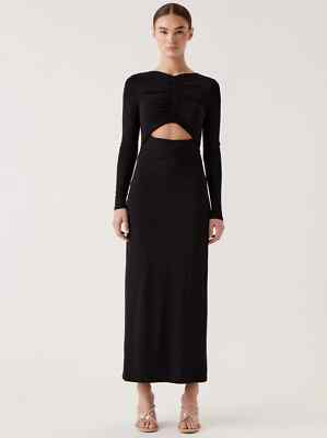 halter neck dress black tie Serenity CEA Black SILK-SATIN BACKLESS HALTER-NECK MINI DRESS main image 1