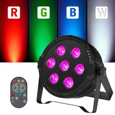 105W LED Par Can Light DMX RGBW Strobe Stage Light Disco Party Lighting W/Remote