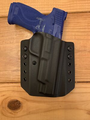 Kydex OWB Holster For 5  Smith And Wesson M&P 9 1.0/ 2.0 With Adjustable Clip