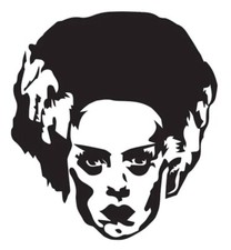 BRIDE OF FRANKENSTEIN Vinyl Decal for Jeep Car Truck Bumper Wall Window laptop