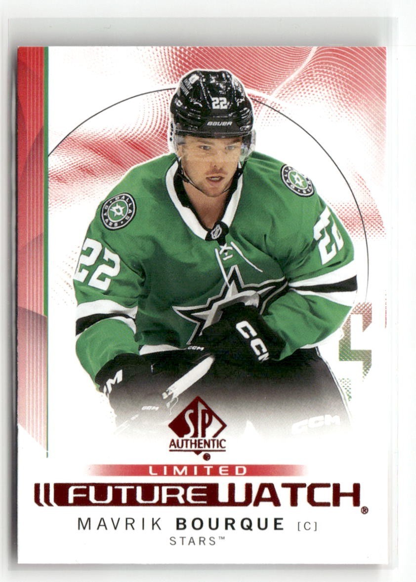 2024-25 Sp Authentic - Future Watch Mavrik Bourque #145 Limited Red (RC)
