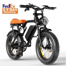 Electric Bike peak 1500W 20in Electric Mountain Bicycle 33MPH EBike for Adult
