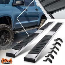 For 07-21 Toyota Tundra Double/Crew Cab 6.75" Side Step Nerf Bar Running Boards