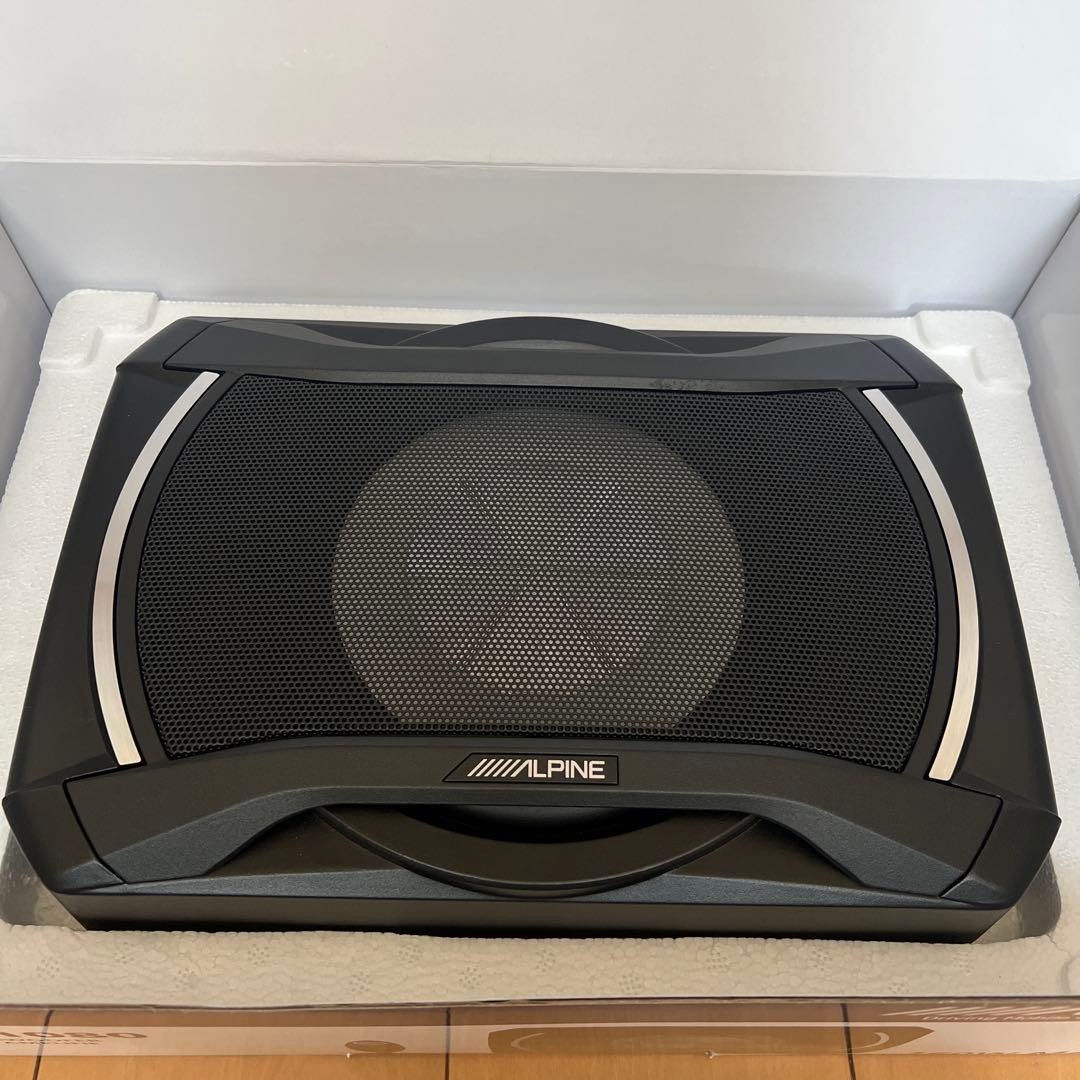 Alpine Swe-1080 Powered Subwoofer 20cm Seat Installed Type Ta0924