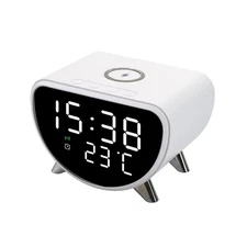 Temperature Clock LED Mobile Phone Wireless Charger Q4S33614