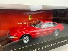 1:18 Kyosho Hot Wheels Ferrari 365GTB/4 Daytona 1969 Yellow 08161Y