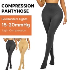 15-20mmHg Compression Pantyhose for Women Graduated Compression Leggings Tights