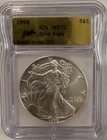 1998 American Silver Eagle MS-70 Signed Austin Hutto ICG Certified