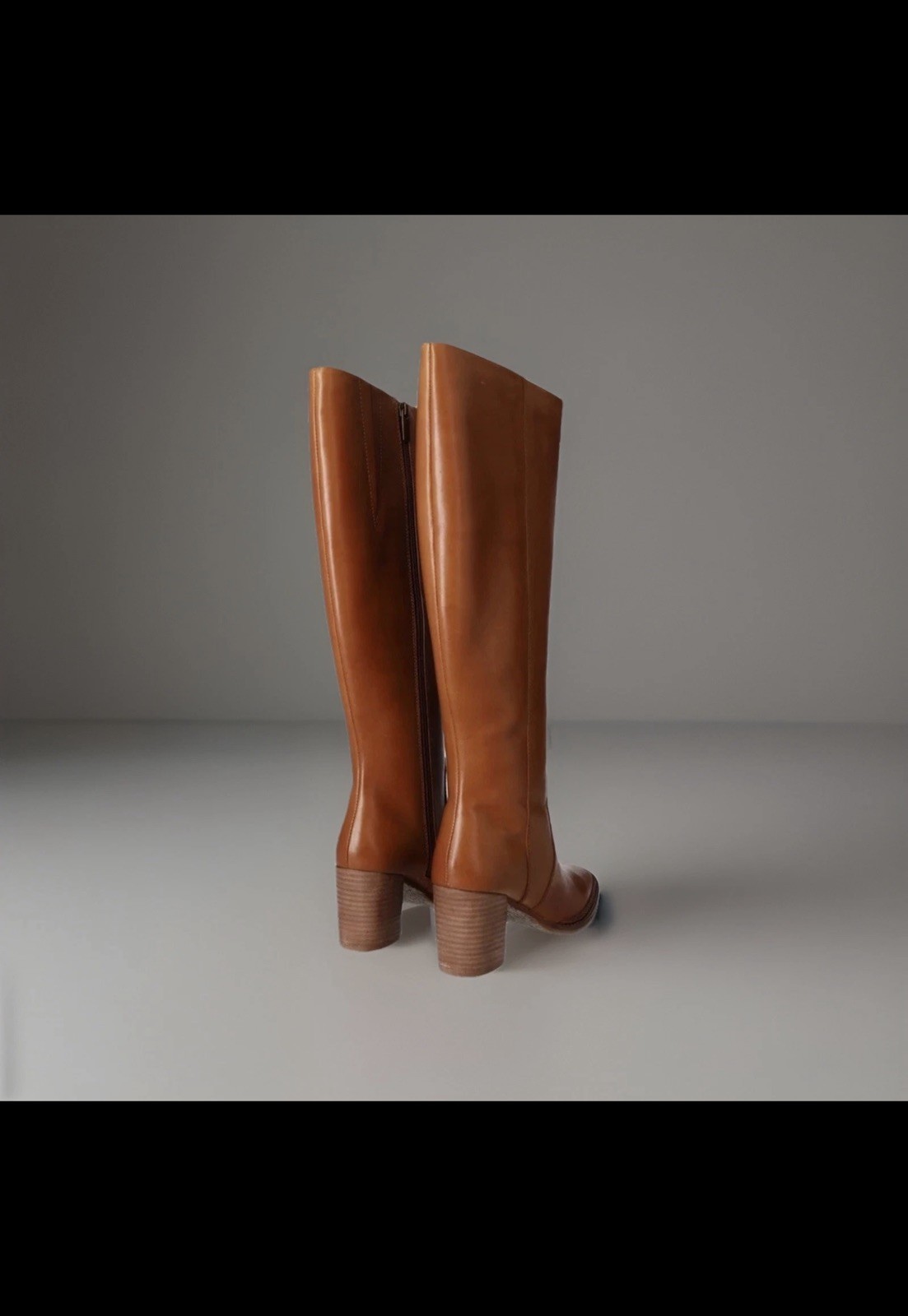 👉Seasalt Cornwall⭐️Womens❤️Brown Leather Knee-high High👢Boots👌Size 5 🌺 image 2