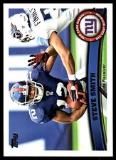Steve Smith 2011 Topps #81 New York Giants NFL READ FREE SHIPPING AutographDen