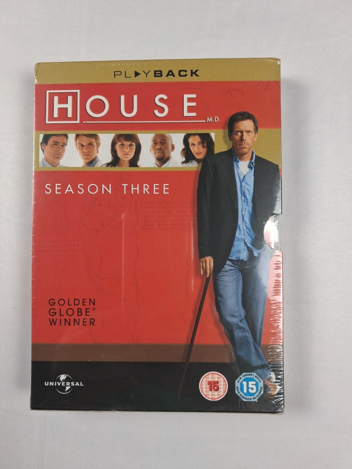 House - Series 3 - Complete (DVD, 2007) Hugh Laurie New