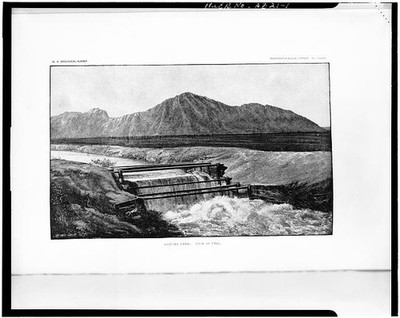 Photo:Phoenix Arizona 1890s Old Crosscut Canal Salt River View of Fall