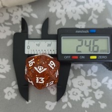 Spindown OTJ D20 CCG Dice 24.6mm MTG Magic 1pc Outlaws of Thunder Junction