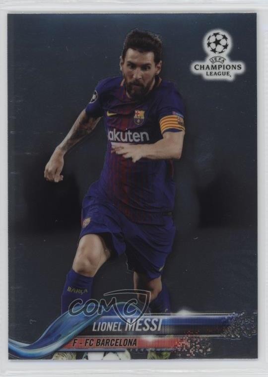 2017-18 Topps Chrome UCL Lionel Messi (Left Arm in Front of Body) #1
