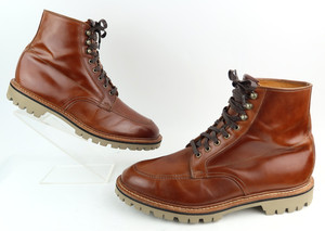 New! ALLEN EDMONDS Freeport Apron Toe Boot Brown Leather Size 10.5 D DD328A New! ALLEN EDMONDS Freeport Apron Toe Boot Brown Leather  main image 3
