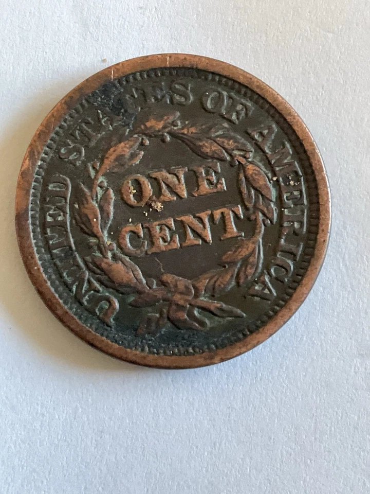 1848 Braided Hair Cent - Mint Condition - Image 4 of 4