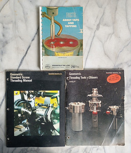 GEOMETRIC Threading Manual & Catalog & Greenfield Tapping Manual Metal Lathe CNC