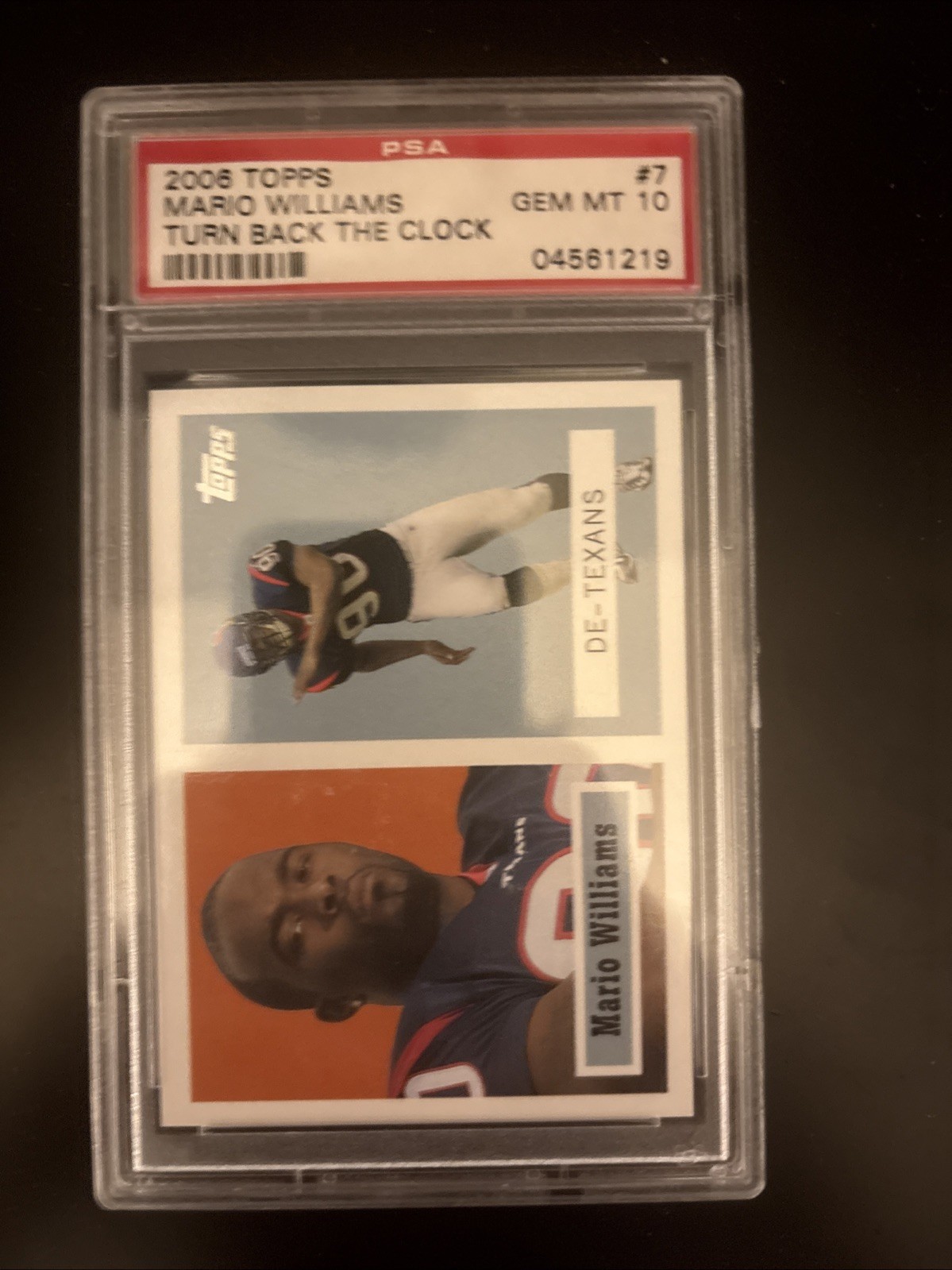 Mario Williams Topps Turn Back the Clock #7 Base