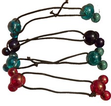 mouse hair ball ELASTIC hair Scrunchie tie bead girl kids Ball Ponytail Holder