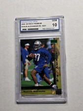 2000 SkyBox #221 SHAUN ALEXANDER SEATTLE SEAHAWKS ROOKIE PGA GEM 10