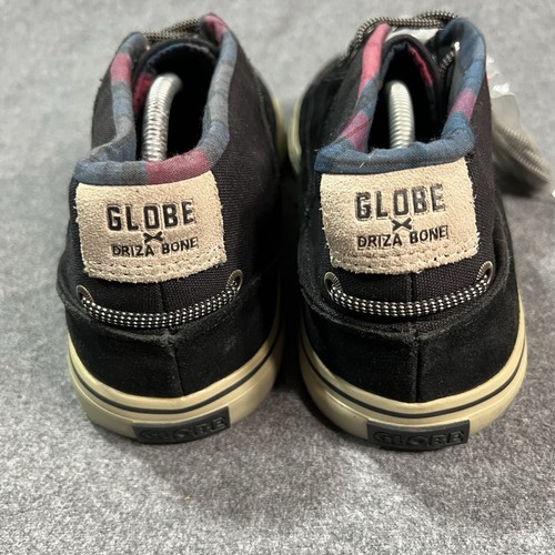 Globe Of Australia Men's The Bender Driza Bone Skate Shoes Black Size 13 - Picture 5 of 8