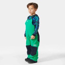 Helly Hansen  Kid Rider 2 Insulated Ski Bib Waterproof PrimaLoft  Green 4 or 5
