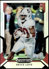 2019 Panini Prizm Draft Picks #103 Bryce Love Prizms Silver Rookie E1